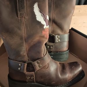 Harley-Davidson Brown Harness Boot